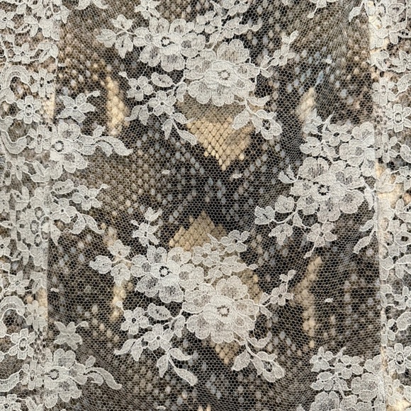 ERDEM Ari snake printed pencil skirt w/ blue lace panel, silk lining - US 8 - Picture 10 of 15